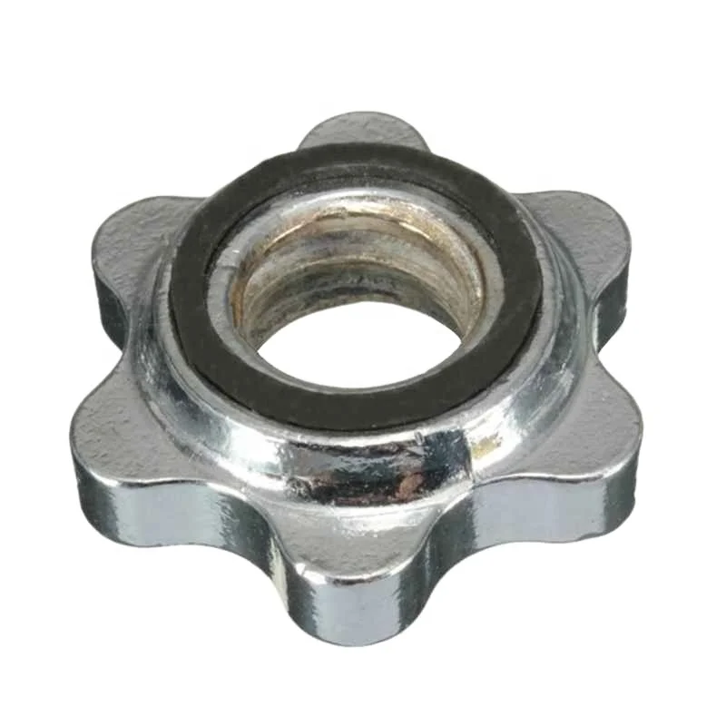 

standard barbell spinlock collars screw clamp dumbbell bar weight lifting