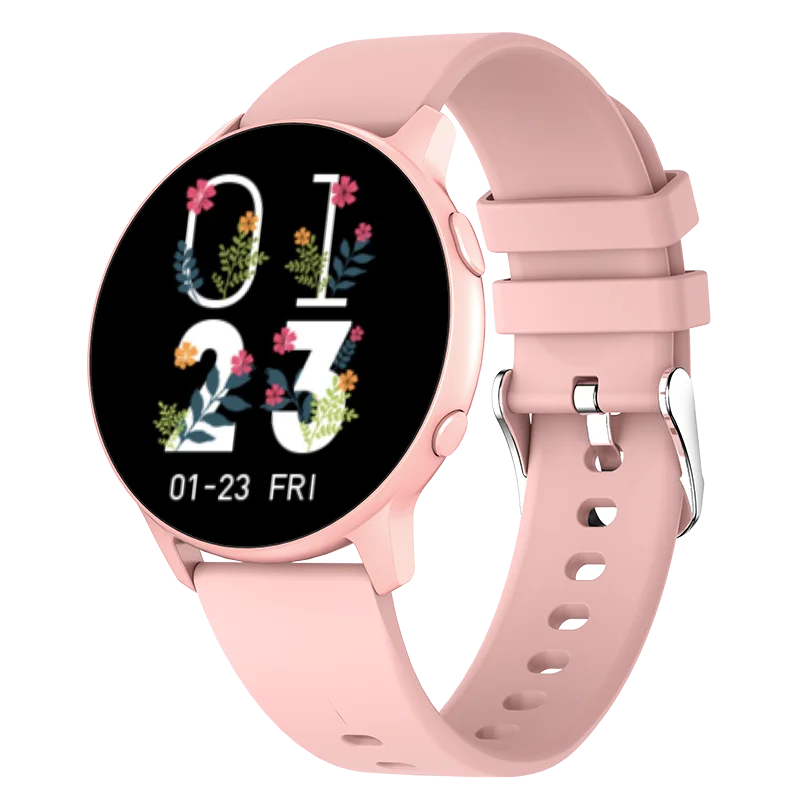 

New Arrival Fashion Ladies Smart Band Fitness IP68 Waterproof Play Game Round Touch Screen Sleep Tracker Women MX1 Smart Watch