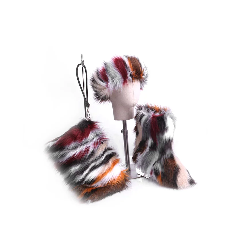 

Manufacturer well made light weight insulation faux fur winter suit, Customized color