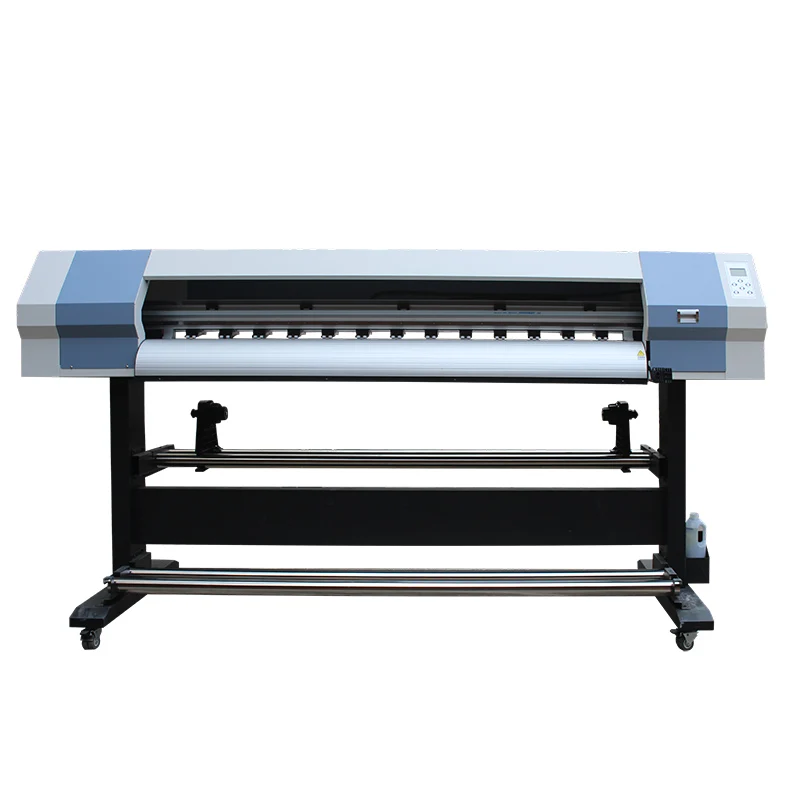 

factory supply industry advertising 1.8m xp600 print head uv roll to roll inkjet printer