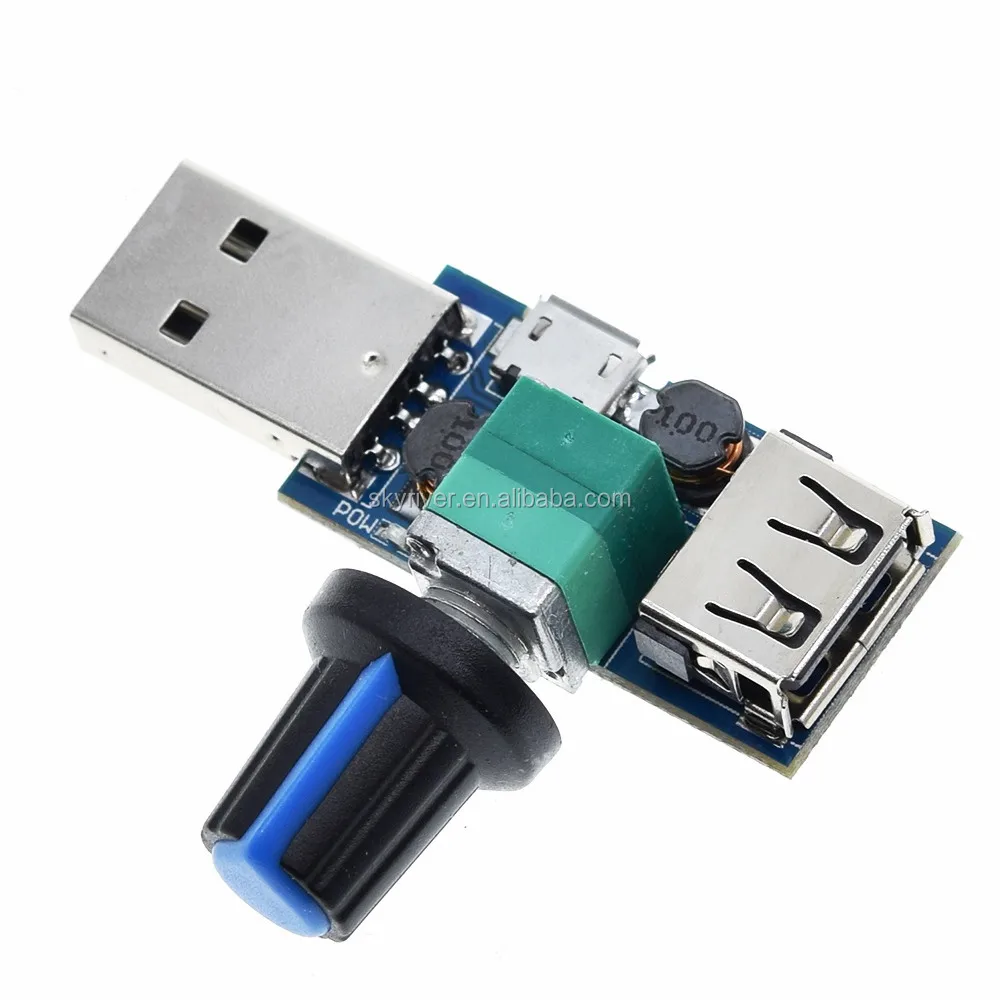 Dc 4v12v 5w Xyfs Usb Fan Stepless Governor Usb Fan Speed Controller