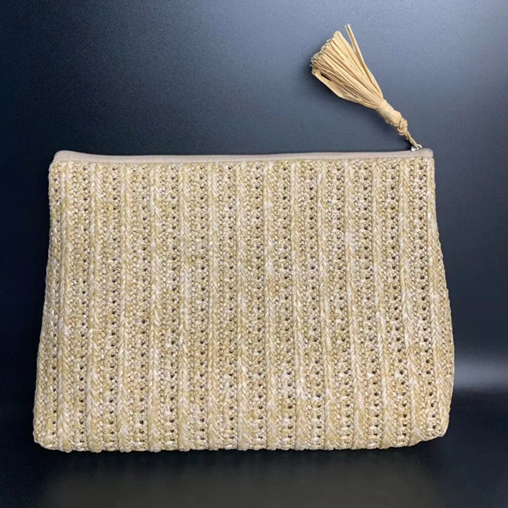 

Wholesale women summer natural raffia straw bag straw beach tote bag