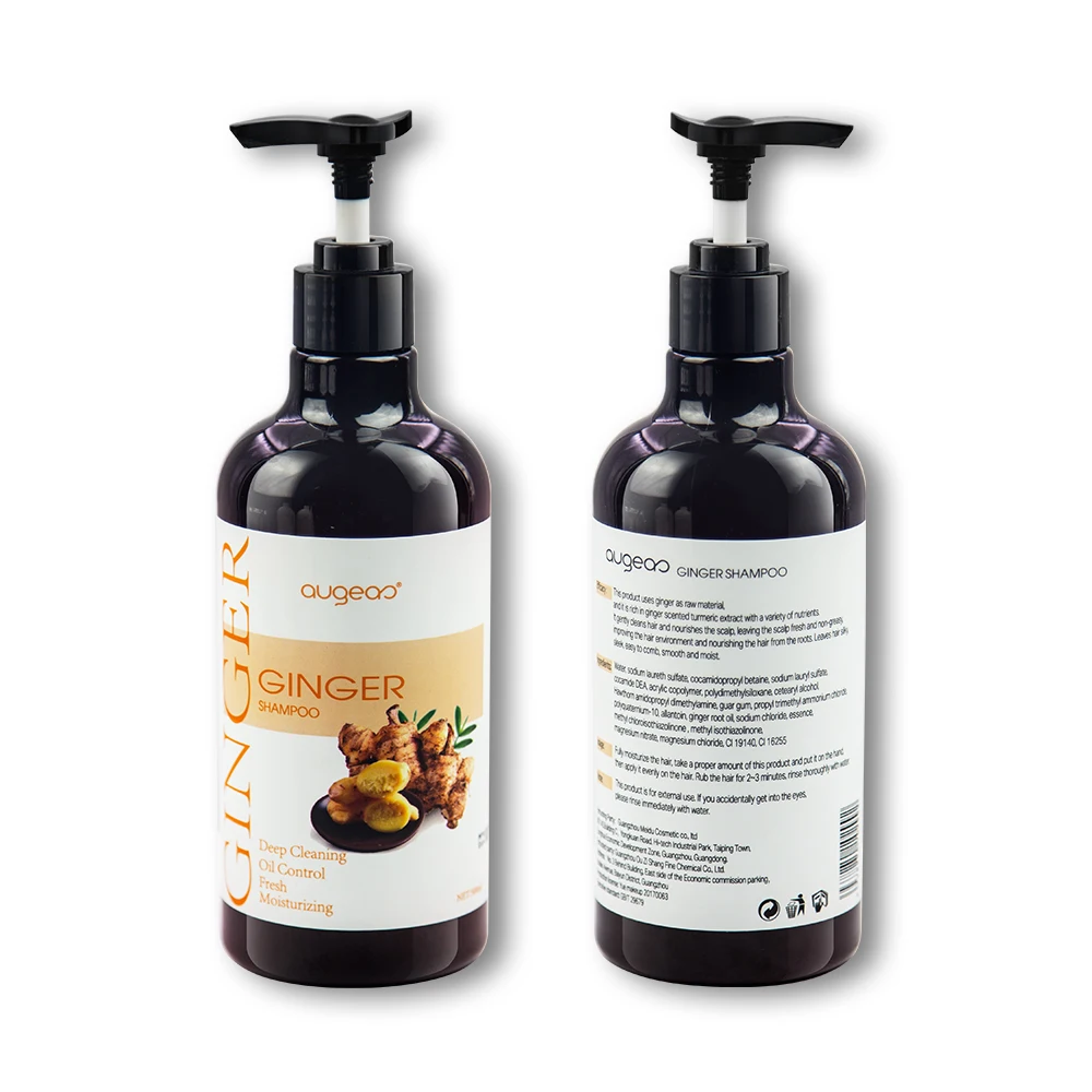 

Private Label Ginger Shampoo Anti Hair Loss Herbal Natural Hair Shampoo
