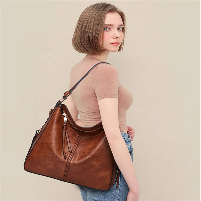 

2021 New Crossbody Shoulder Bag Women'S Simple Handheld Tote Bag