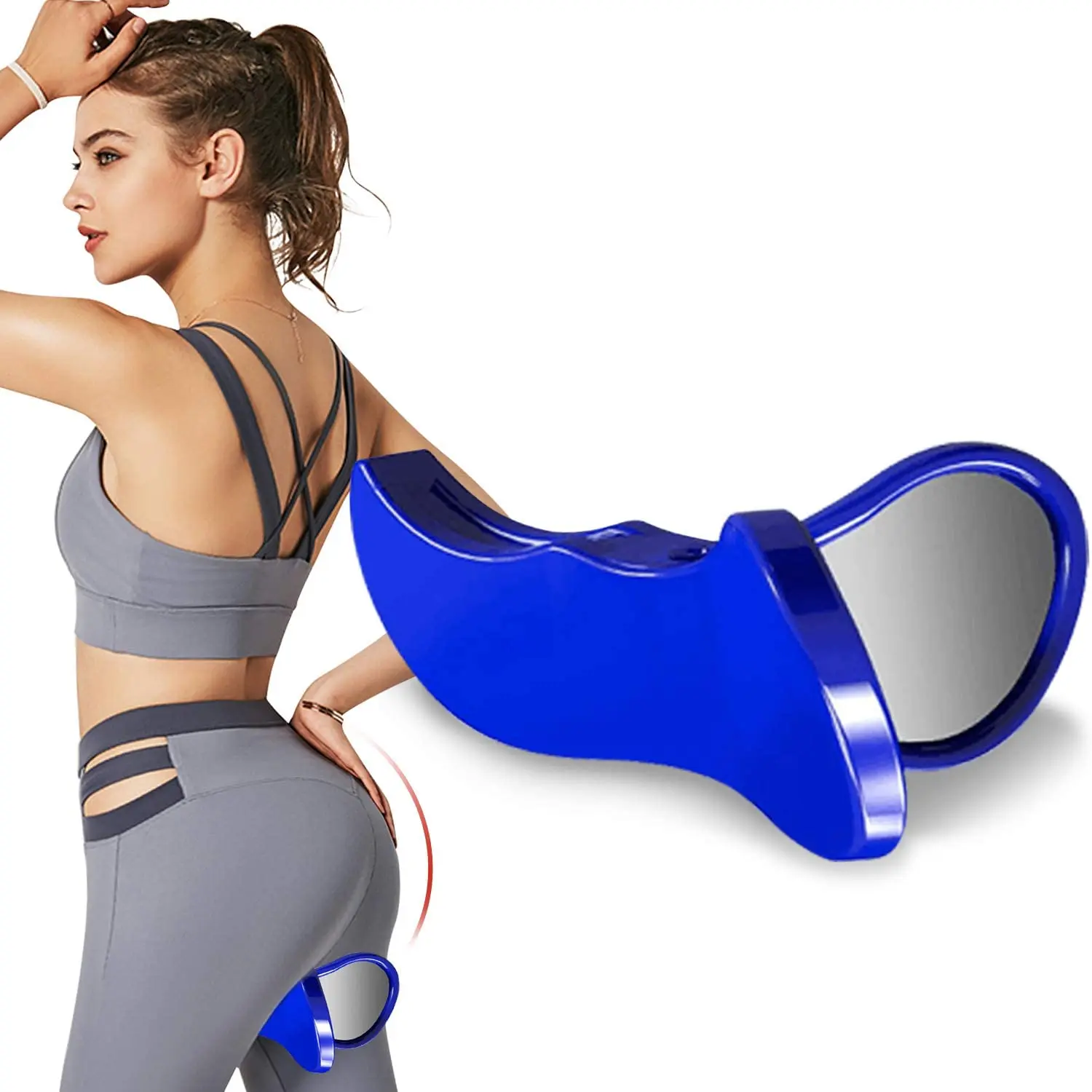 

2020 Popular women Hip Trainer Buttocks Beautifying Training Clip Pelvic muscle Hips Trainer, Pink/purple/blue/customized color