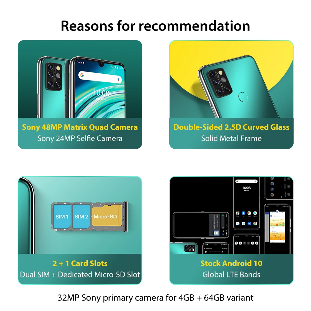 
UMIDIGI A9 Pro Mobile Phone Octa Core 6.3