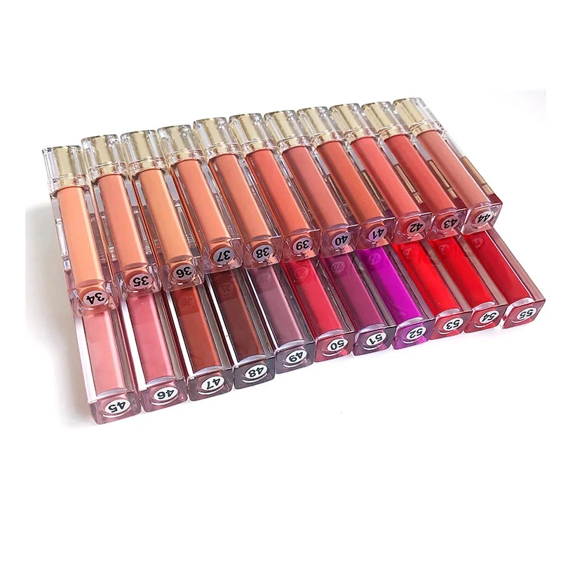 

Choose Your Own Color Wholesale Lip Gloss Private Label Custom Vegan OEM Liquid Lipstick Matte Lipgloss