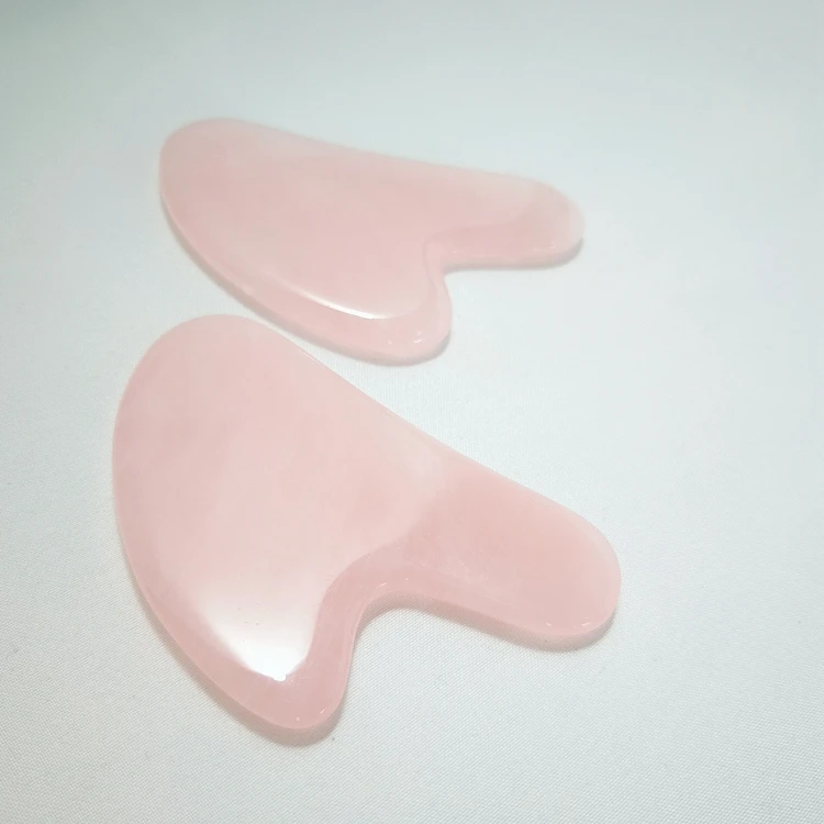 

Better quality wholesale natural rose quartz guasha tools