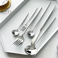 

wholesale 304 stainless steel knife and fork spoon set