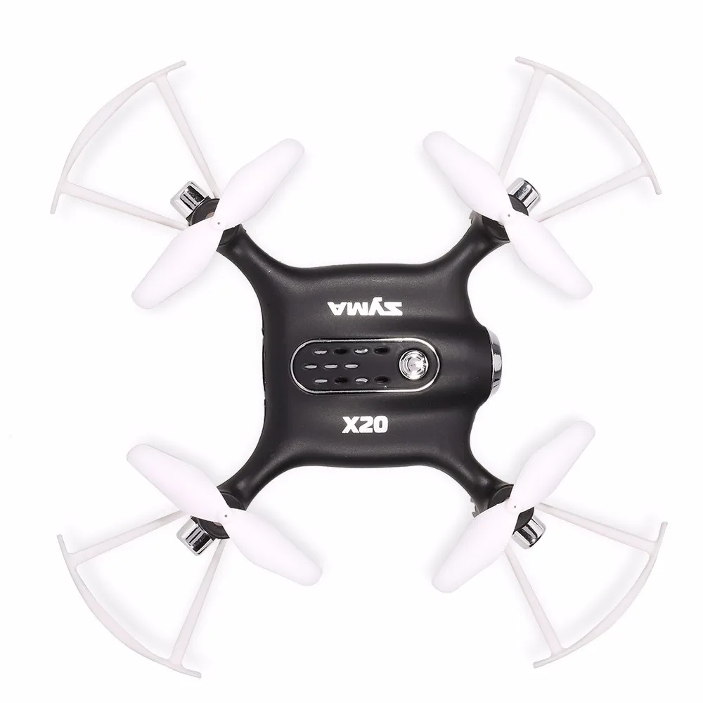 

2022 Hot Sale Syma X20 2.4G 4CH 6-aixs Gyro Pocket Drone RTF with Headless Mode height Hold 3D-flip Function RC quadcopter, Black