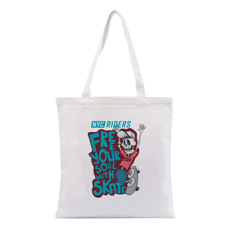 

Custom Printed Promotional Organic Cotton Canvas Calico Tote Shopping Bag