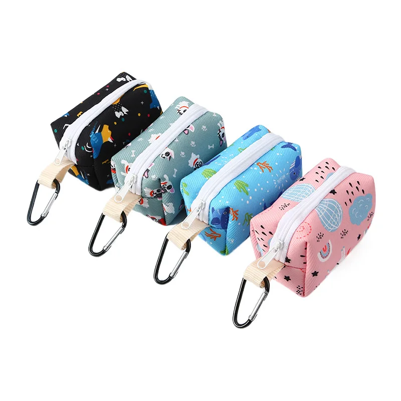 

Pet garbage bag storage bag is used for cleaning up pet travel garbage