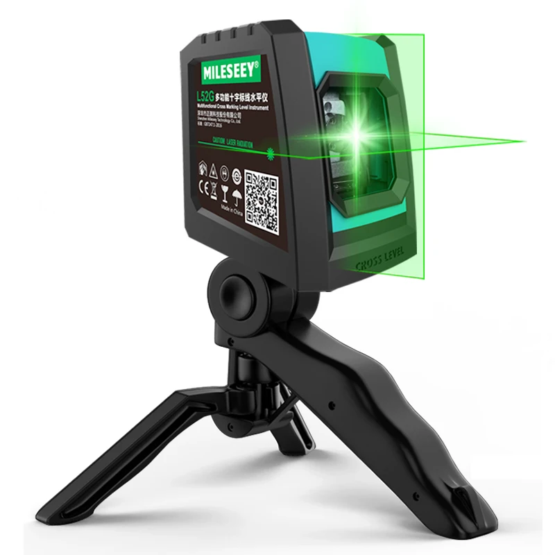 

Mileseey L52 Cheap Outdoor Construction Green Cross Line 360 Laser Levels