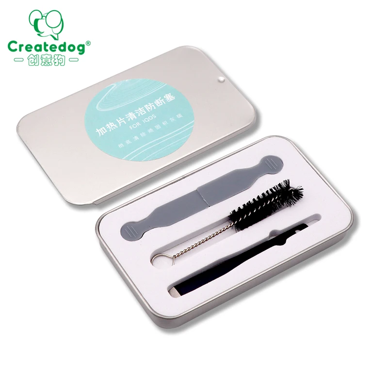 

New IQO Cleaning kit ceramic heating blade cleaning brush clean tool for use with IQOS, Clear box