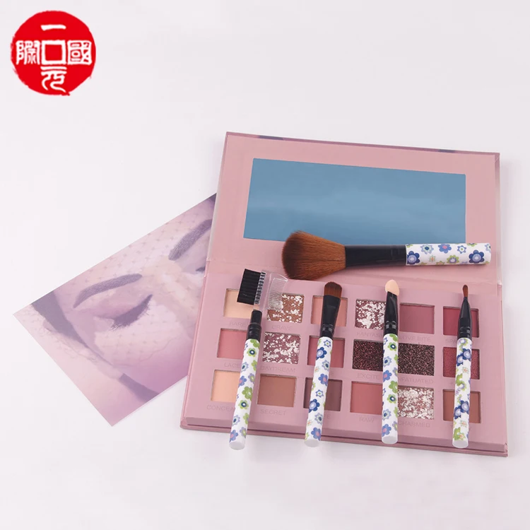 

Free Shipping Maquiagem Cheap Colorful Colors Cosmetic Eyeshadow Palette Glitter Eye Shadow Pigmented Makeup