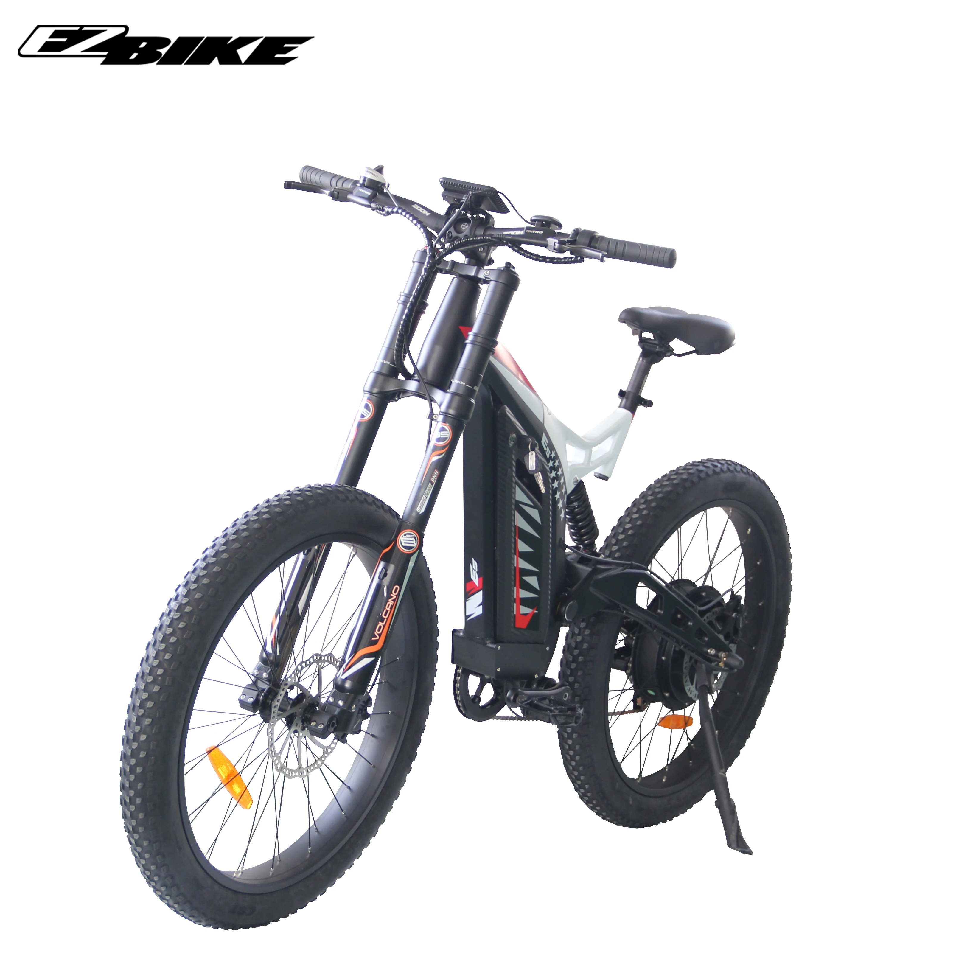 

High quality full suspension bomber 48v 1500w electric bike ebike