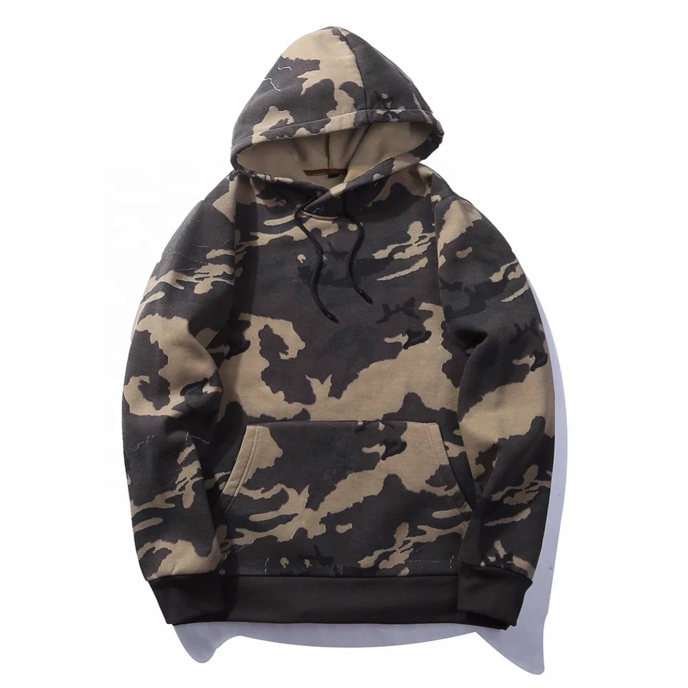 

Ready to ship Wholesale Camo fitted hoodie sweatshirt slim fit plain camo hoodies