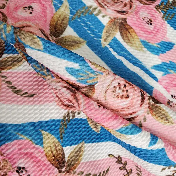 
No moq customer design 230gsm digital print bullet knitting liverpool fabric 