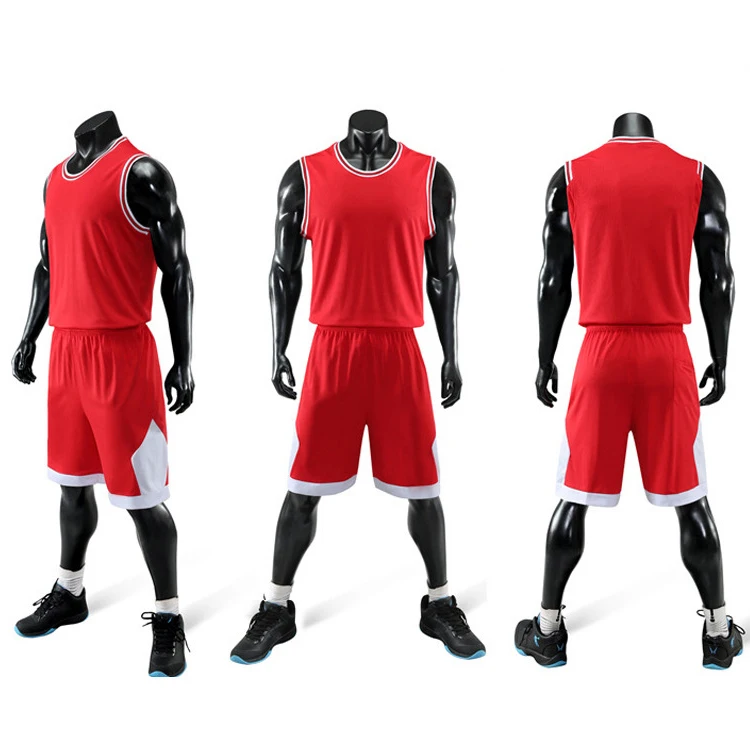 

Factory Wholesale Custom Basketball Training American Team Men Blank Basketball Jersey Uniform, 30 colors
