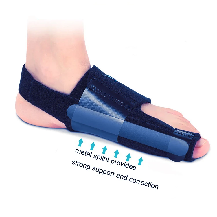 

Big toe straightener pain relief neoprene bunion corrector, Black, navy blue, or customized