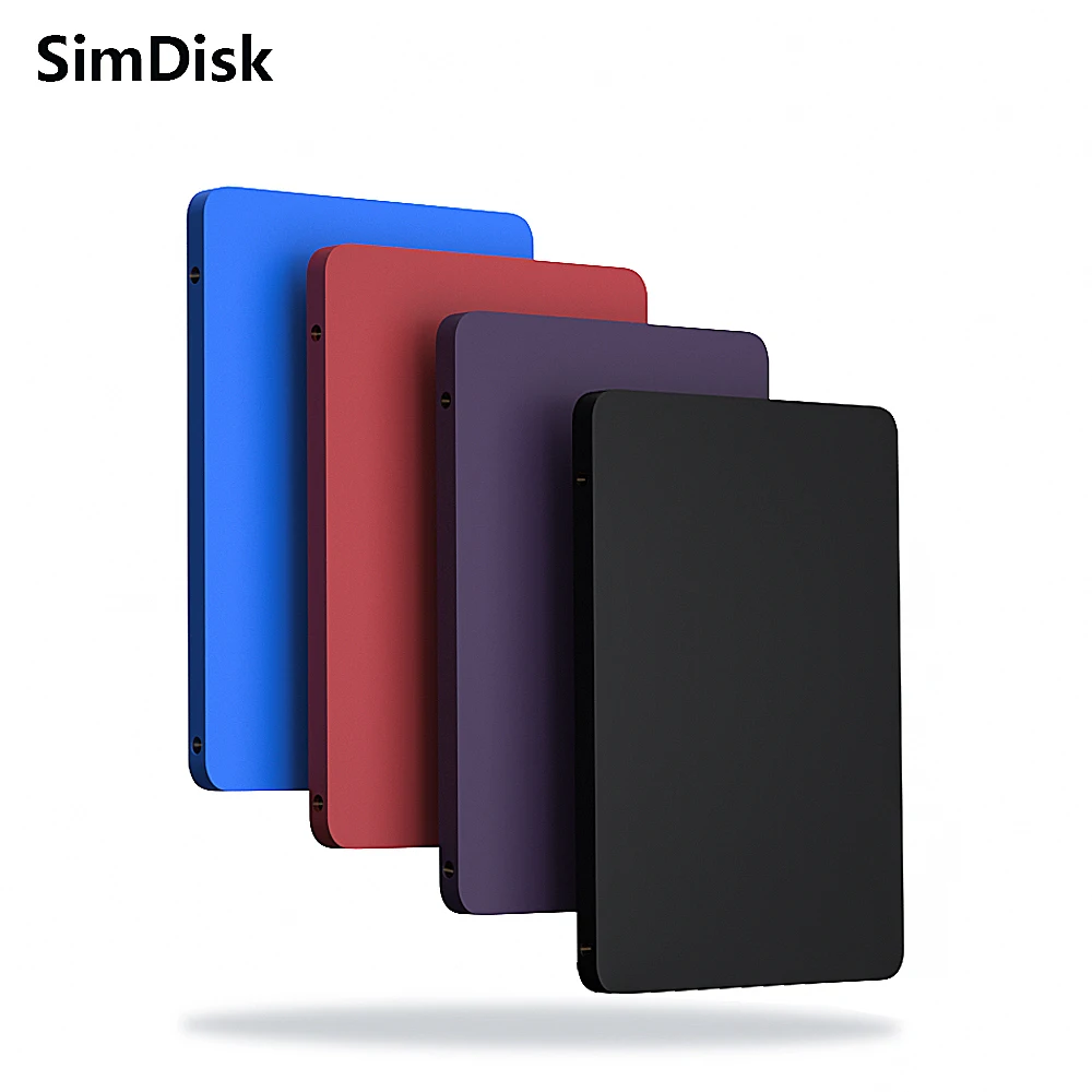 

SimDisk SATA III SSD 120GB 128GB 240GB 256GB 480GB 512GB 960GB 1T 2T Solid State Drive 2.5 Inch Hard Drive Disk High Speed