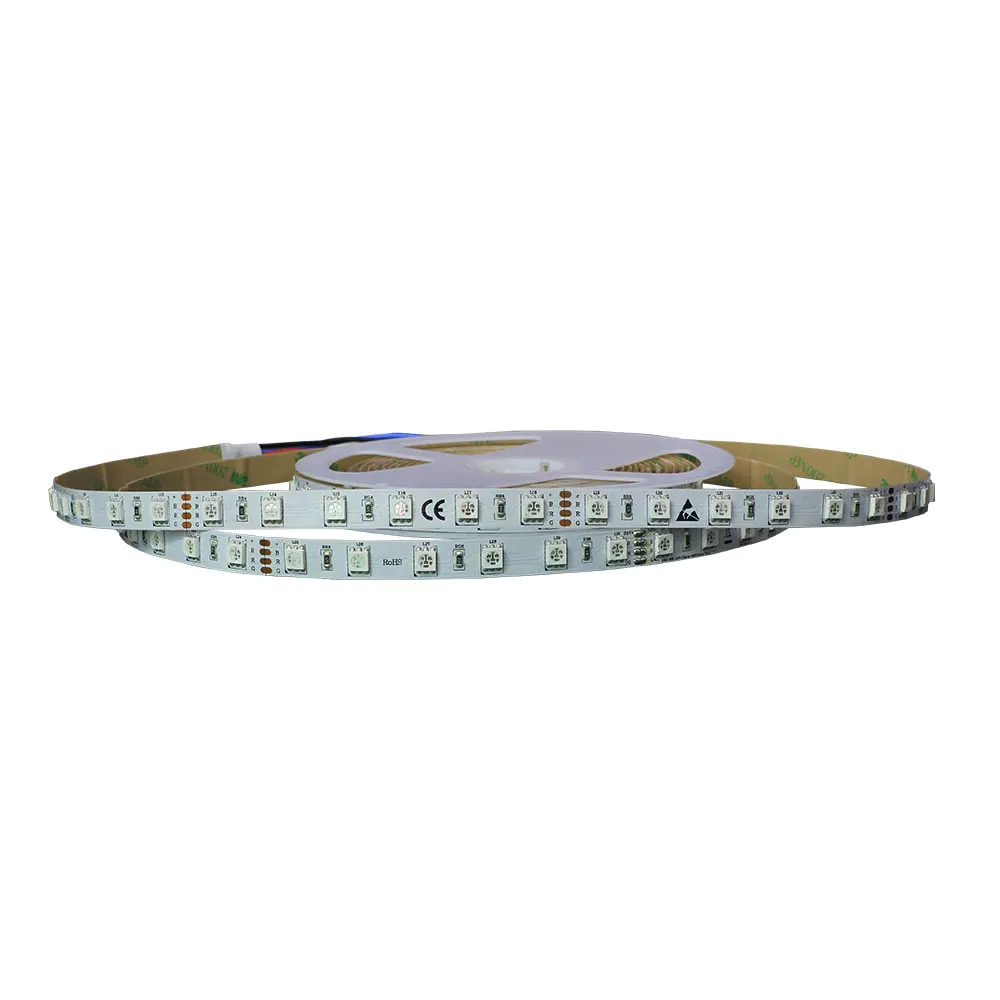 DC12V LED Strip 5050 5054 4040 SMD 60LEDs/m 5m/lot super bright IP20 Flexible strip LED light