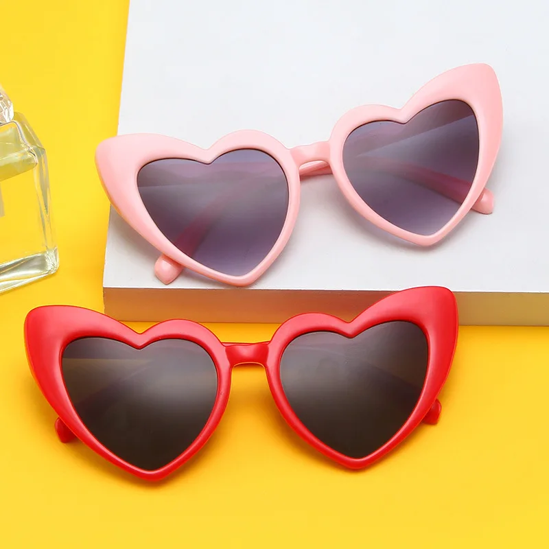 

Baby Girl Sunglasses Children Heart 2020 Tr90 Foldable Heart Sun Glasses For Kids Polarized Flexible