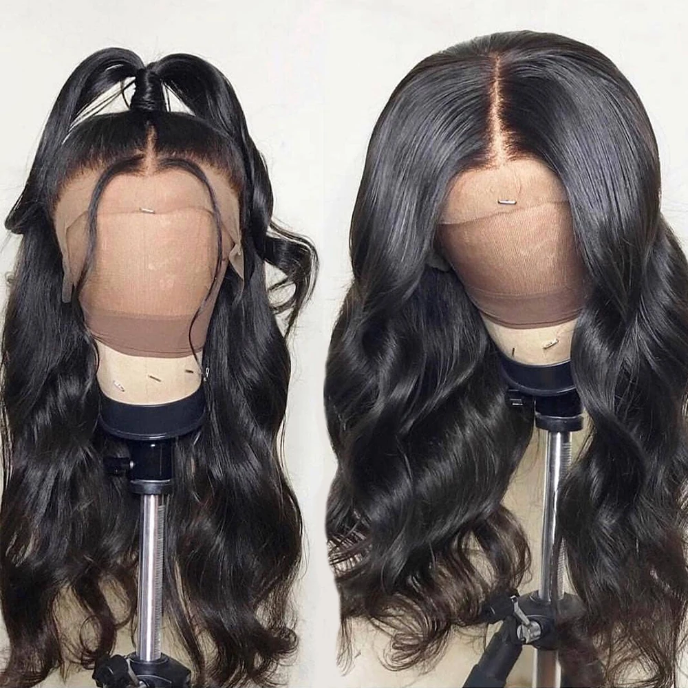 Cheap Glueless HD Lace Frontal Wig Human Hair Lace Front Wig Peruvian Virgin Body Wave Full Lace Human Hair Wigs for Black Women