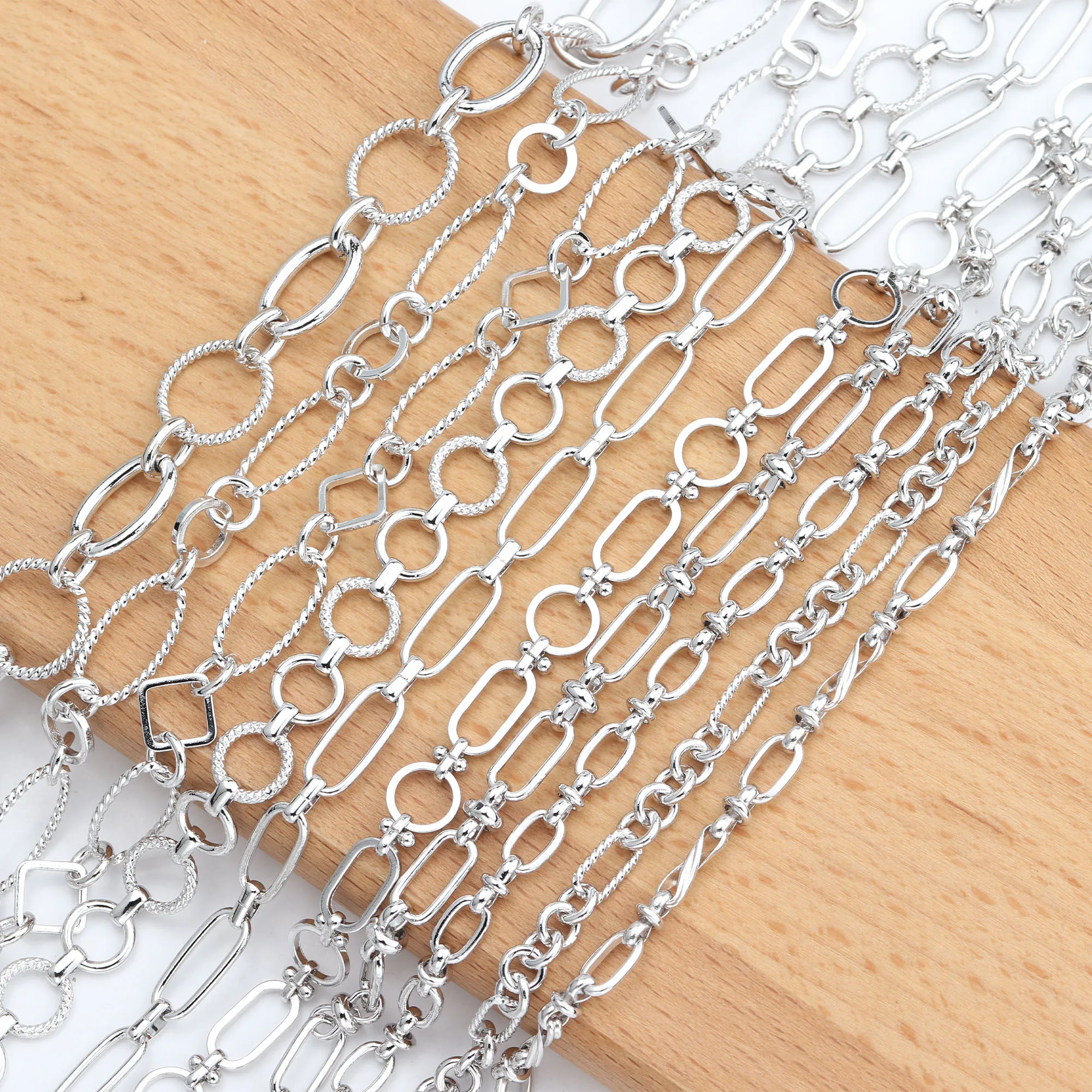 

Multi Sizes Silver Color Diy Jewelry Chain Diy Necklace Accessories Jewelry Making Accessories C61