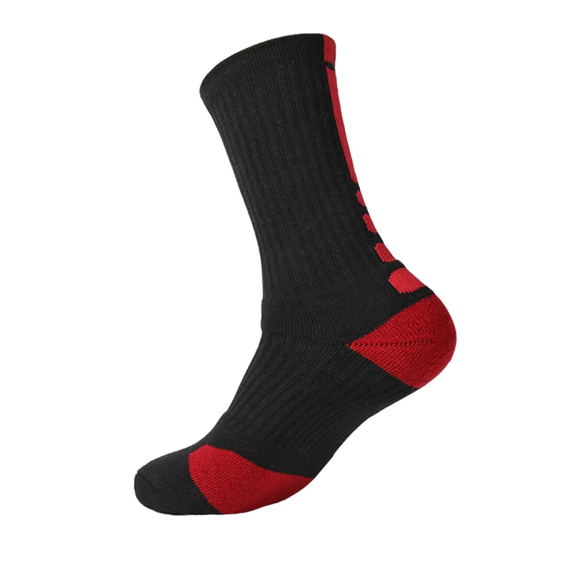 

High quality Sporty Running Sweat-Absorbent custom logo elite crew basketball socks