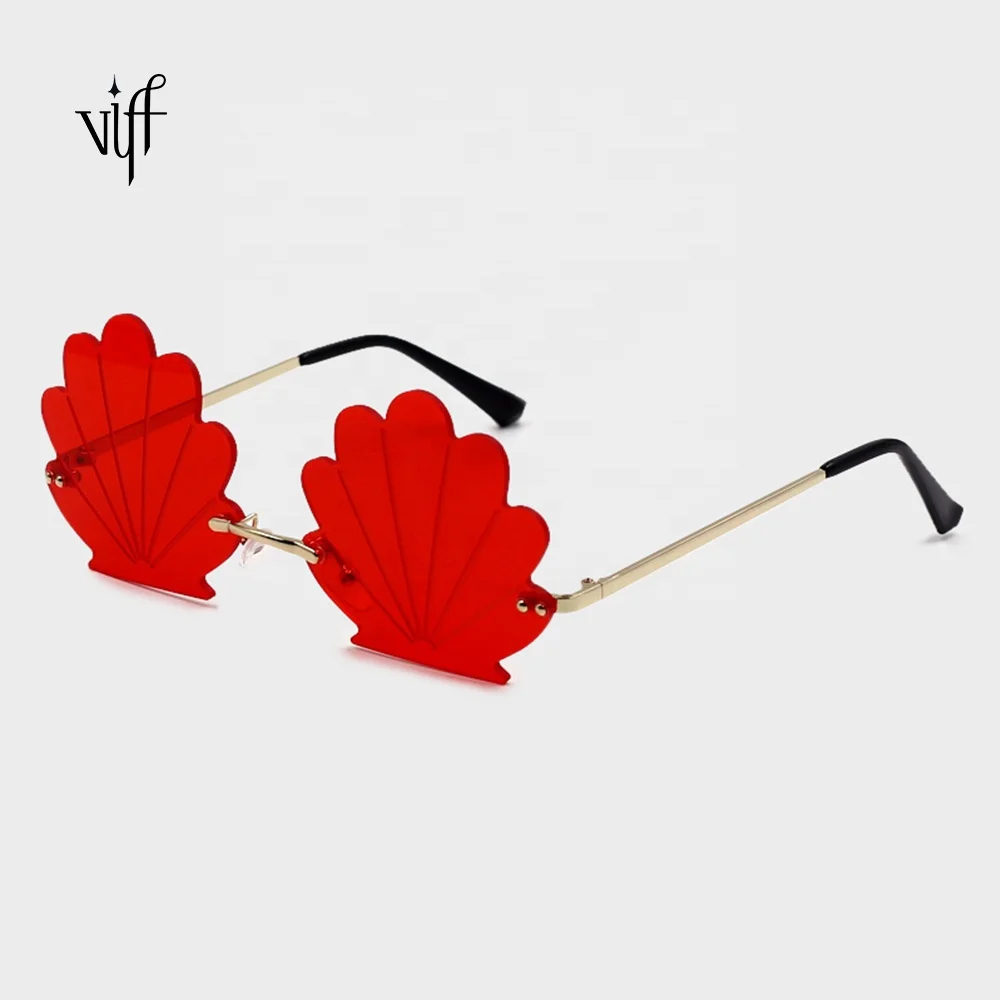 

Vintage Candy Color VIFF HM20117 Red Lens Sunglasses 2020 Street Beat Party Sunglasses in Stock, Multi