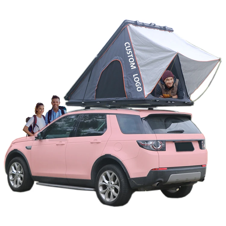 

WILDSROF 217*130*108CM SUV auto 1-2 Person aluminium roof top tent camping hard shell roof top tent