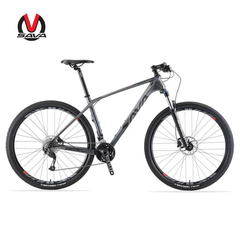 

SAVA China Wholesale Price 27 Speed Mountainbike 29 inch Carbon Fibre Mountain Bike Bicicletas, Black grey, black red, white red