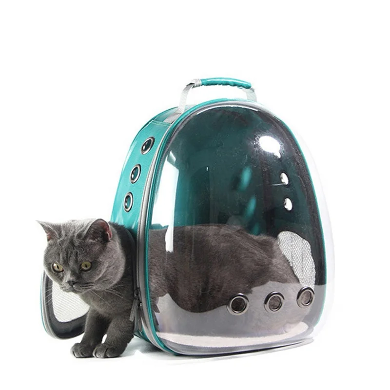 

Fully transparent pet space bag out portable bag Breathable dog backpack cat Backpack pet capsule