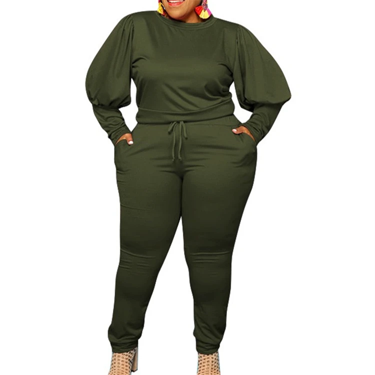 

Wholesale plus size clothing vendor 2020 2 piece women set