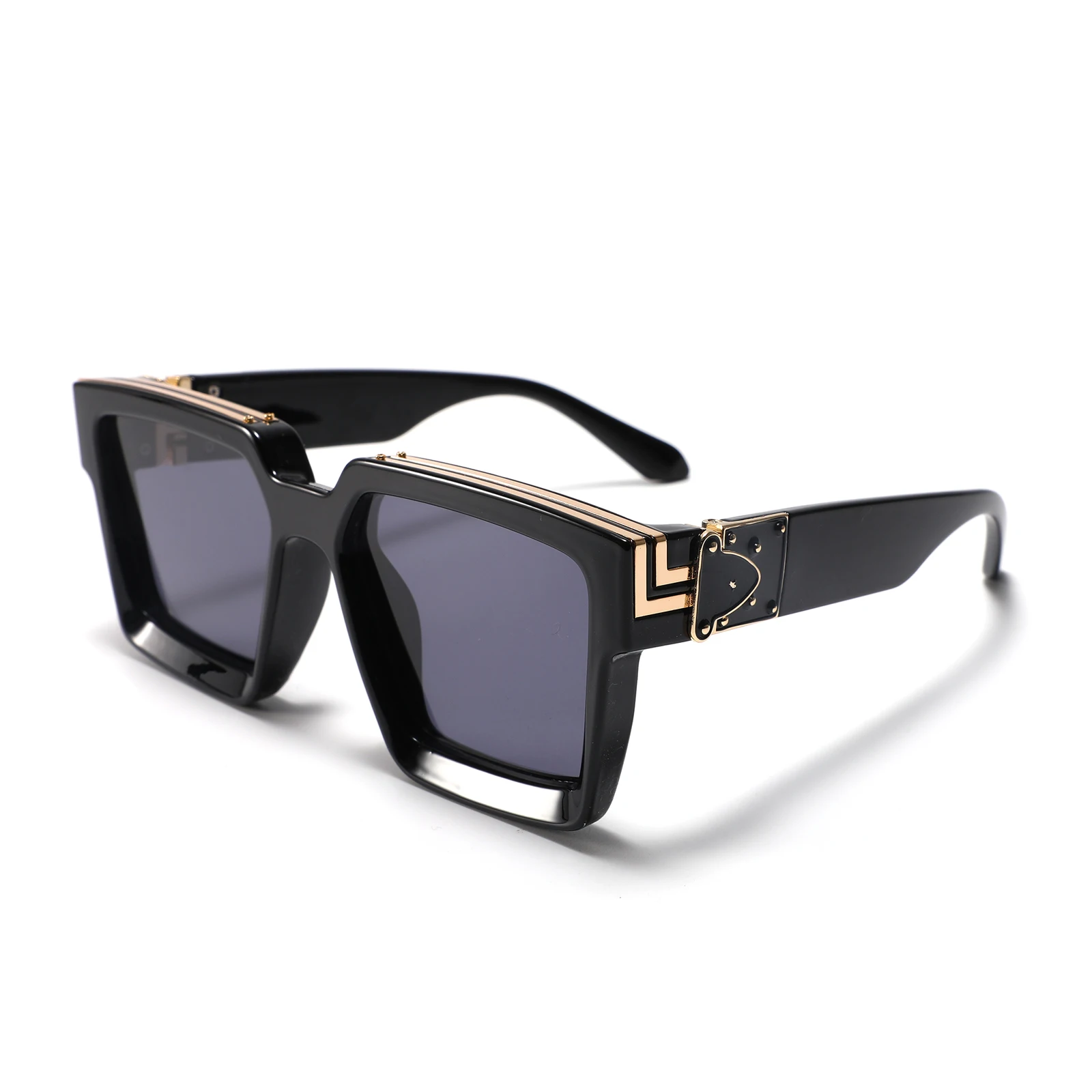 

Luxury Women Men Sunglasses Sun Glasses Custom Logo Square Frame Sunglasses