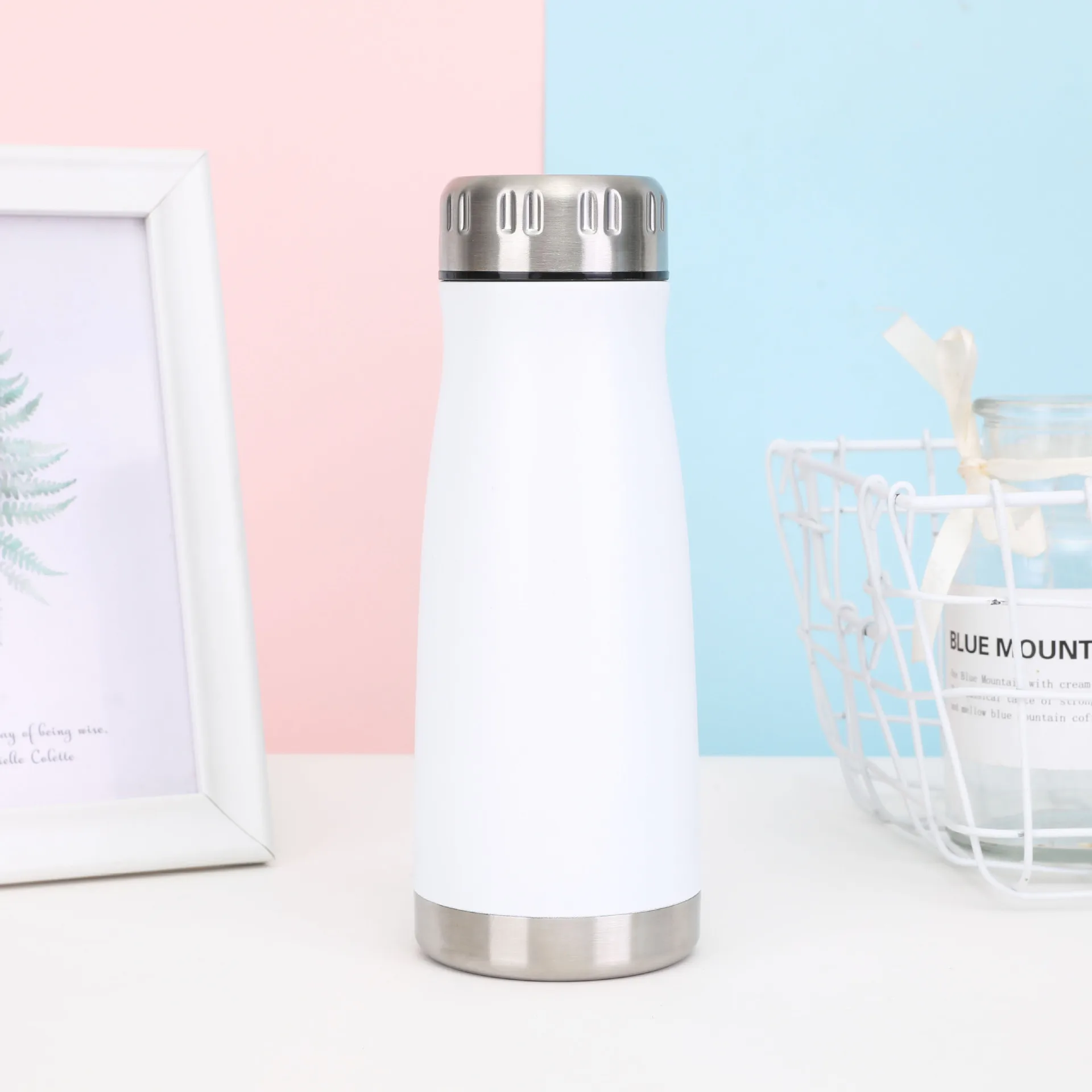 

Food Grade Travel Thermal Flask Stainless Steel Custom Drinking Bottle