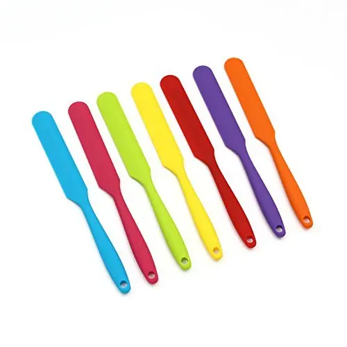 

Heat-Resistant Non-Stick Silicone Rubber Butter Cake Cream Spatulas Mixing Batter Baking Scrapers Silicone Jar Spatula, Pantone color