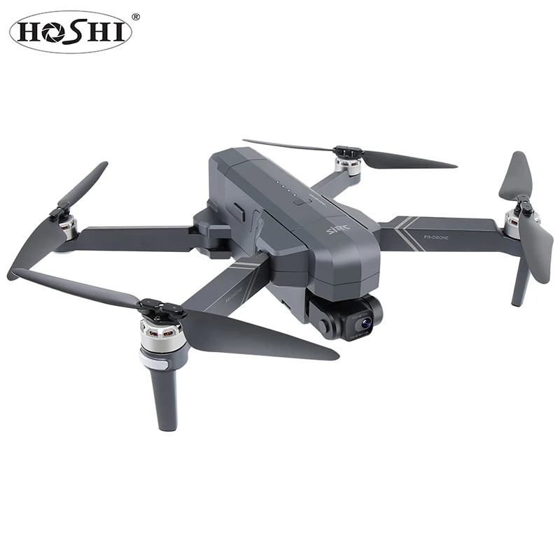 

HOSHI SJRC F11 4K PRO HD Camera F11 PRO Gimbal Drone Brushless Aerial Photography WIFI FPV GPS Foldable RC Quadcopter, Black
