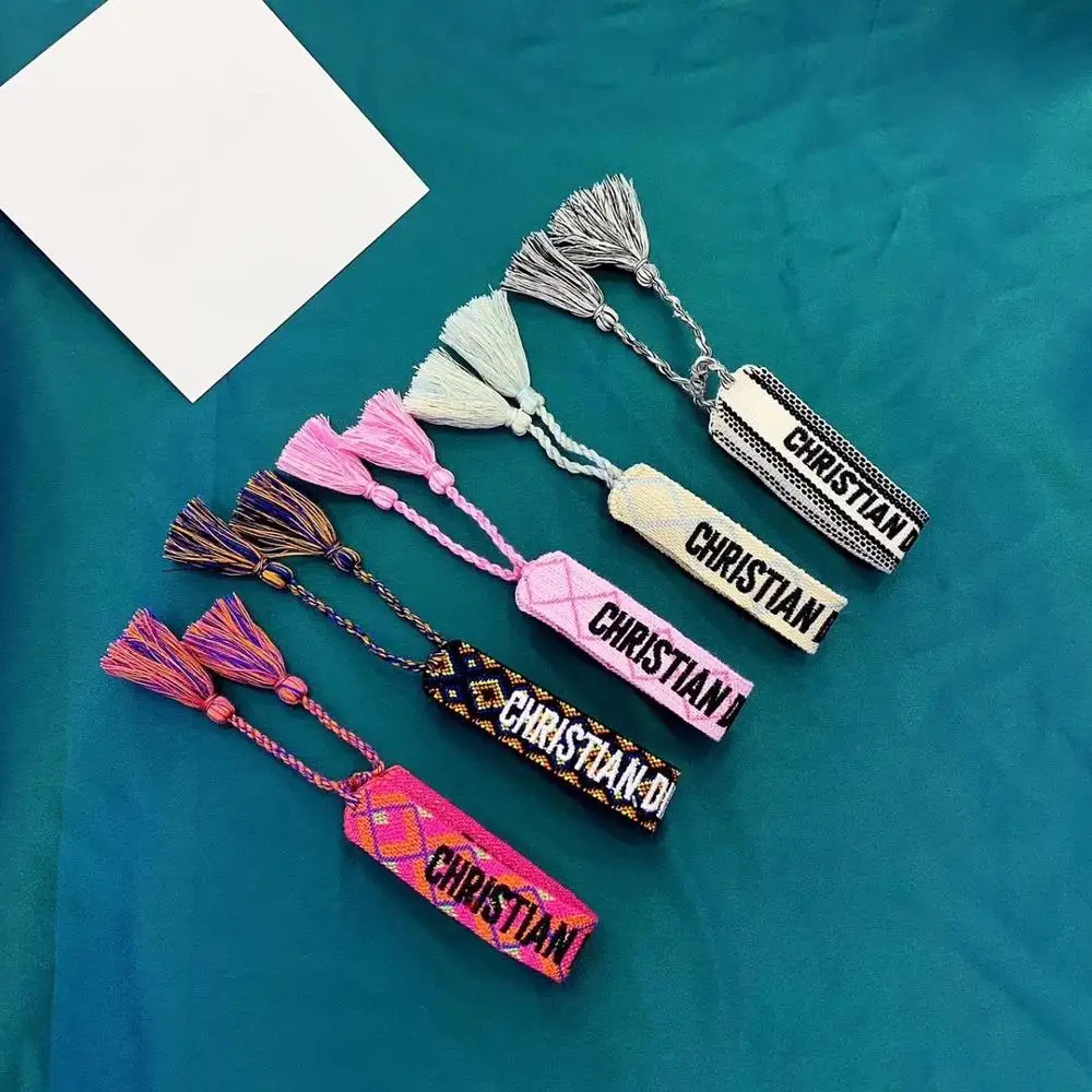 NEW UPDATE CHRISTIAN J'ADIOR BRACELET,COLORFUL COTTON BRACELETS .