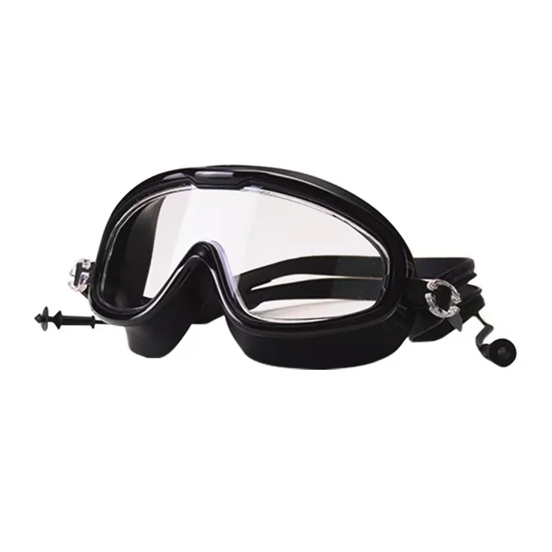 

HD Professional Big Frame Swimming Goggles Waterproof And Anti-Fog Men And Women Swimming Equipment