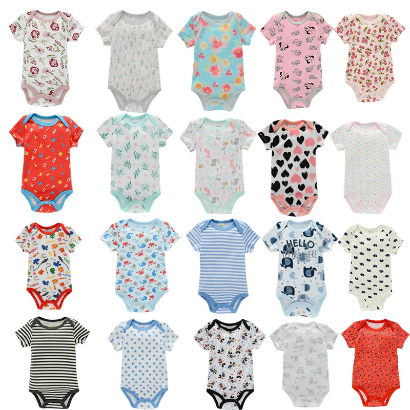 

Wholesale Random shipments Newborn baby rompers Low Price plain white kids onesie cotton baby bodysuit baby