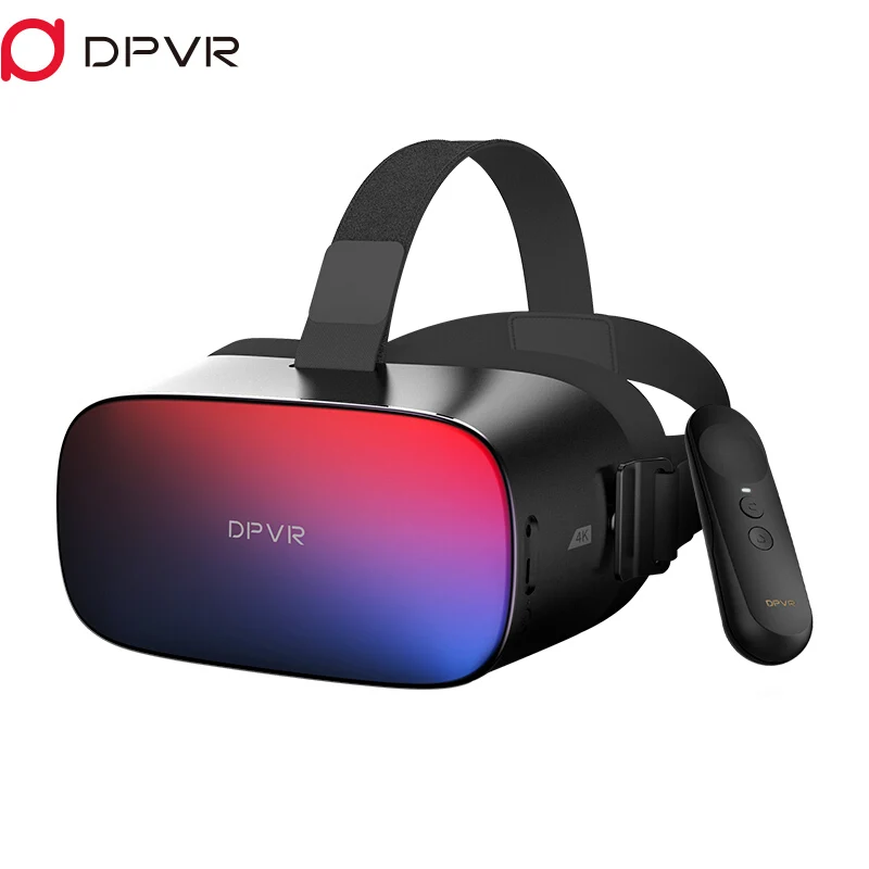 

Original Deepoon DPVR P1 Pro 4K All In One VR Headset 3D Glasses Virtual Reality Helmets with 3Dof For Movie/Gaming, Black