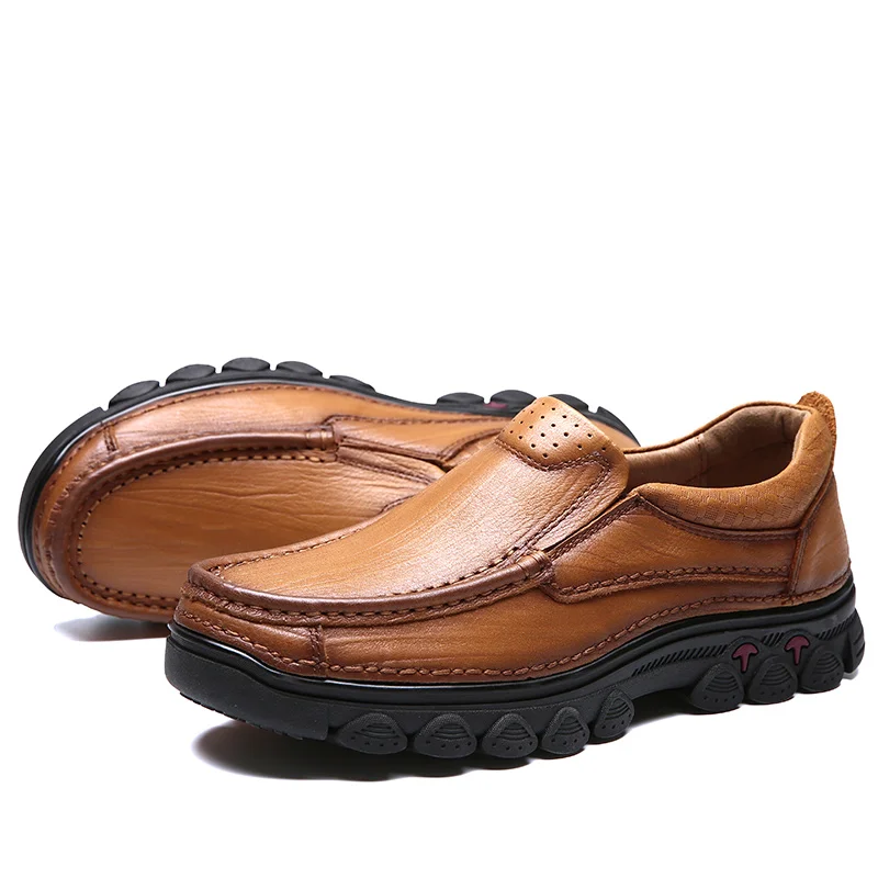 

cowhide outdoor footwear, Black,brown,khaki