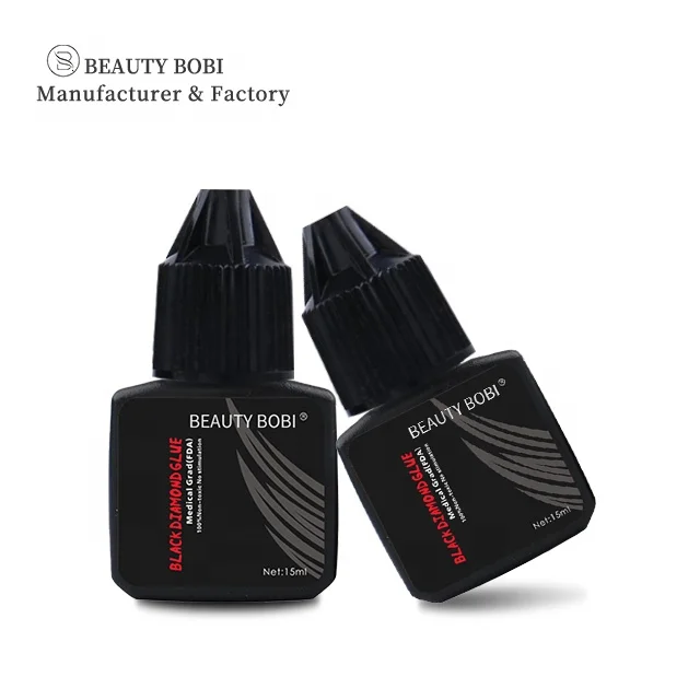 

Beauty BOBI wholesale 15 ML new OEM non toxic lady black eyelash extension glue