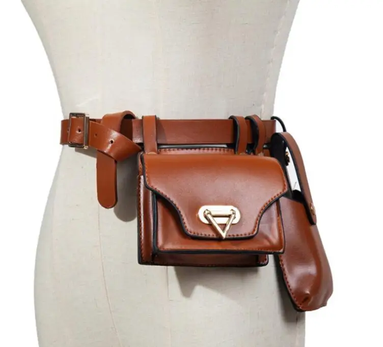 

2021 Fanny Pack for Women PU Leather Belt Bag Waist Bag Fashion Waist Pack Pouch Small Purse for Party, Travel, Hiking