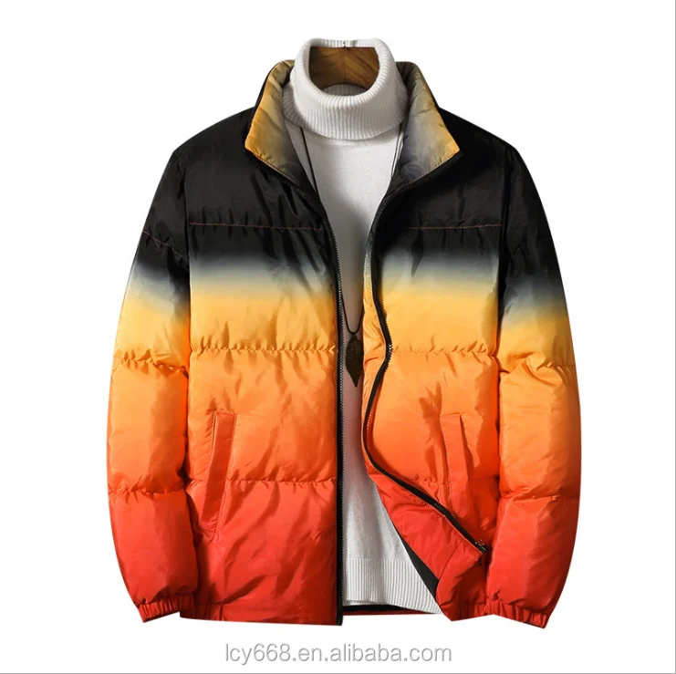 

OEM Customized Winter Man down Padded Winter Warm Long Hooded Outdoor, Mixed colors