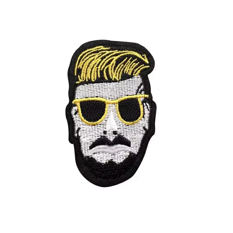 

Cheap Hook And Loop Embroidery Patch Customized Logo Name For Kids Clothes