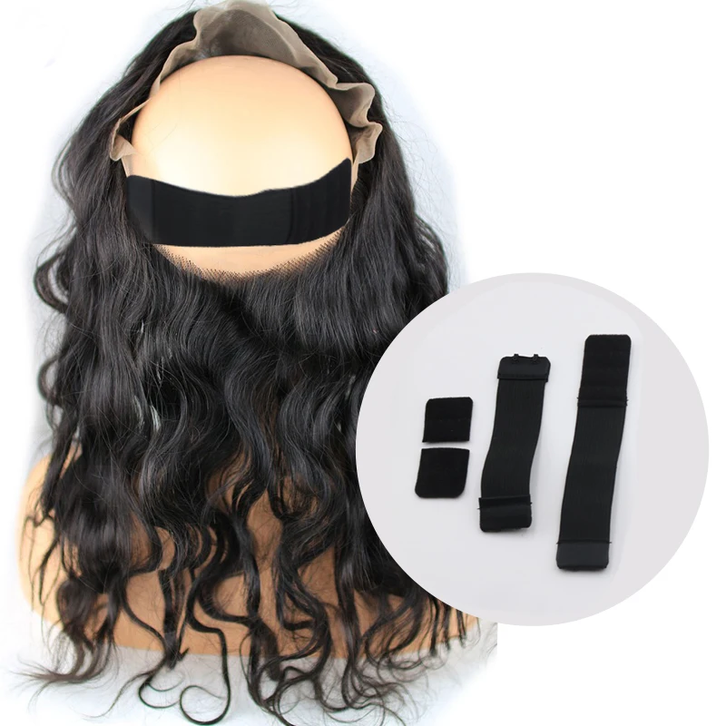 

Factory Price Black 28/30/35mm Width Wig Elastic Band  Wig Straps, Black/nude