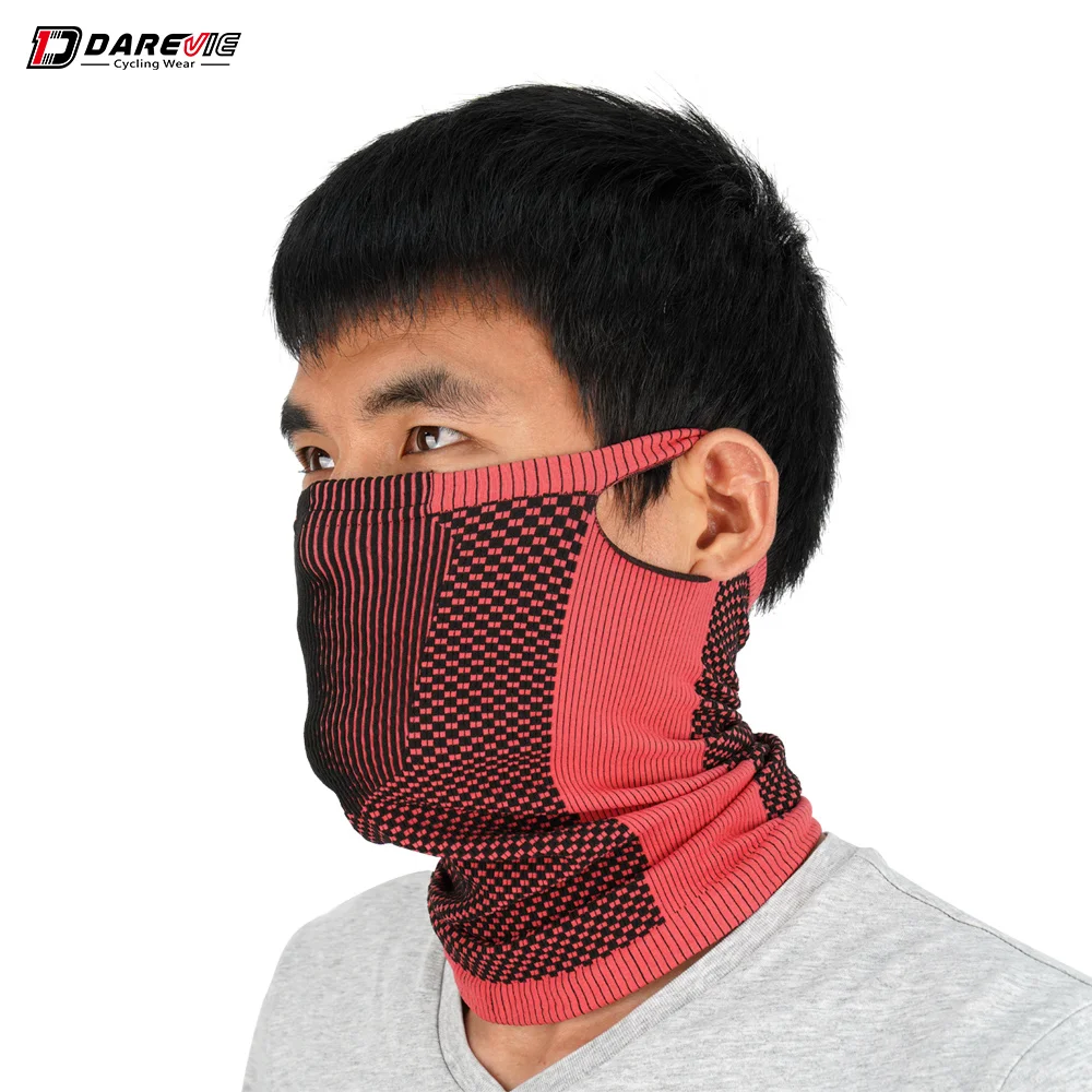 

Darevie Custom Wholesale Cycling Neck Warmer Camping Bandana Scarf Customize Gaiter Cycling Face Mask